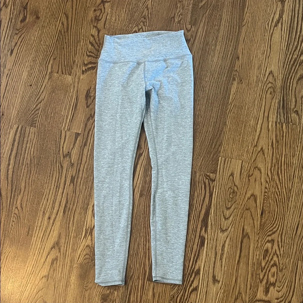 ALO Yoga Heather Gray Leggings - Picture 1 of 3